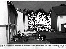 Der Hölderlinweg endet jetzt als Spielstraße