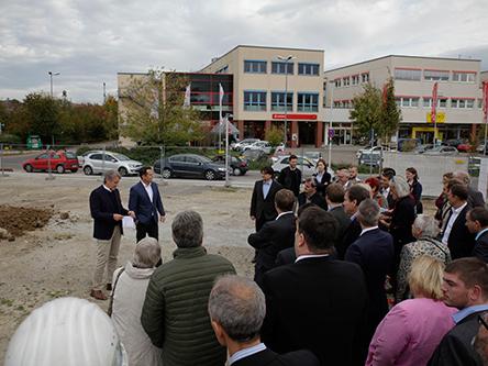 Spatenstich zum Brettener Dienstleistungszentrum
