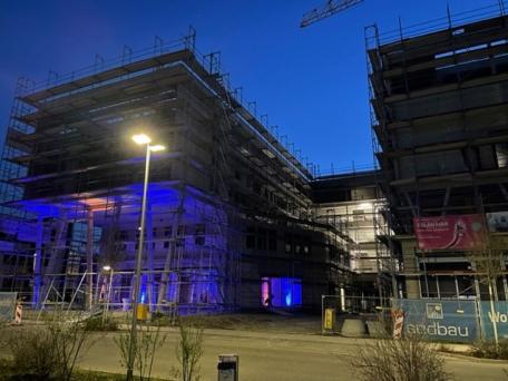 Richtfest Dienstleistungszentrum